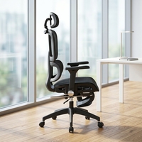 Chaise de bureau pivotante confortable en gros, chaise de direction ergonomique à dossier haut pour salle de réunion