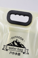 Sac à eau extérieur 8L avec robinet, conteneur d'eau pliable, porte-eau portable pour le camping, la randonnée et le pique-nique