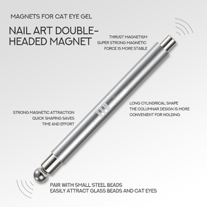 Aimant œil de chat <span class=keywords><strong>BBM</strong></span> pour ongles/Bâton magnétique à double tête pour ongles/Aimant multifonctionnel carré épaissi pour œil de chat, aimant puissant - Product Image 1