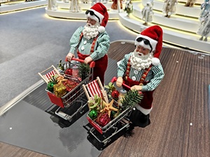 בובת סנטה קלאוס מודרנית בגודל 9~12 אינץ' עשויה פולירזין, ידידותית לסביבה, לא רעילה, עמידה, ניתנת לשימוש חוזר, מתנה לחג המולד, קישוט פנים. - Product Image 4