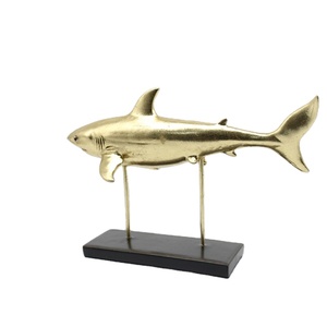 Custom Tabletop Decoration Handicraft Ocean Creature Fish Resin <strong>Shark</strong> <strong>Sculpture</strong> - Product Image 3