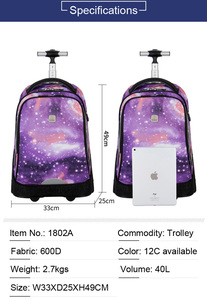 <span class=keywords><strong>Sac</strong></span> à dos à roulettes pour étudiants, grande capacité, polyester, mignon, pour la rentrée scolaire, <span class=keywords><strong>sac</strong></span> à dos, <span class=keywords><strong>sac</strong></span> à dos, mochila, garçons, filles, hiver 2024 - Product Image 6