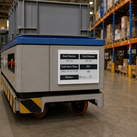 Étiquettes électroniques d'étagère pour solution d'entrepôt intelligent WMS avec écran E-Ink sans fil de 7,5 pouces pour la picking et la gestion des stocks