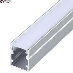 Chất lượng cao siêu mỏng 17*07 mét U hình dạng màu đen <span class=keywords><strong>LED</strong></span> hồ sơ với màu đen PMMA khuếch tán cho <span class=keywords><strong>LED</strong></span> Strip - Product Image 1