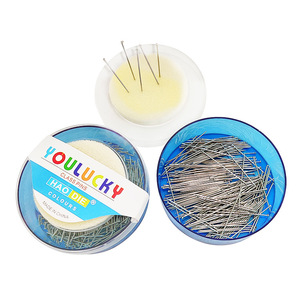 Boîte de 35mm de broche de fourniture de bureau de vente directe d'usine avec 250 broches fixes vêtements broches de positionnement de coupe verticale en gros - Product Image 1