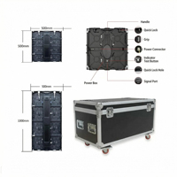 Écran LED mural extérieur 3m x 6m couleur IP65 P3.91/P2.9/P2.6, module de cabinet, écran de location pour centre commercial
