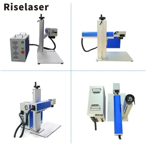 Máquina De Gravação A Laser De Fibra De Metal Portátil 20w 30w 50w 100w Máquina De Marcação A Laser De Fibra De Metal De Alumínio