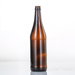 Botella de cerveza gruesa al por mayor botellas de cerveza marrón de vidrio de cuello largo para envases de cerveza y refrescos con tapa corona - Product Image 6