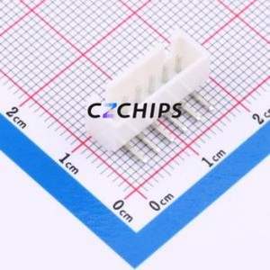 BX-HA2.54-6PWZ Wire-to-Board Pin Header Bent Lead Through Hole,P=2.5mm Connector 1x6P 2.5mm Right Angle Insert XHB - Product Image 1