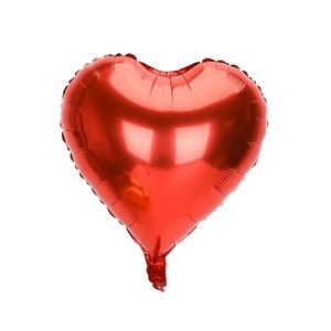 Balon Film aluminium berbentuk hati merah 18 inci untuk dekorasi Tiongkok Hari Valentine & pernikahan pesta Tahun Baru - Product Image 1