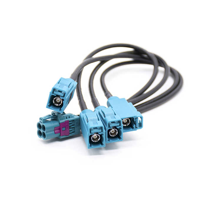 Fakra Cable Color Code Hsd Fakra Cable - 4-in-1 Cable Assembly for ADAS & Telematics