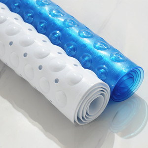 לא להחליק דפוס מוצק לסביבה Pvc-ידידותי לסביבה כרית מחצלת אמבט מחצלת עם כוסות יניקה חזק - Product Image 2