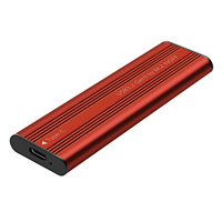 Casing adaptor HDD eksternal portabel, casing SSD kecepatan tinggi aluminium M.2 NGFF PCIE SSD dengan USB 3.2 Tipe C untuk SSD NGFF M.2