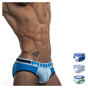 Slip da <span class=keywords><strong>Uomo</strong></span> in Morbido Cotone Traspirante con Logo Personalizzato, <span class=keywords><strong>Intimo</strong></span> Sexy Tinta Unita, Slip Modellanti per <span class=keywords><strong>Uomo</strong></span> - Product Image 2
