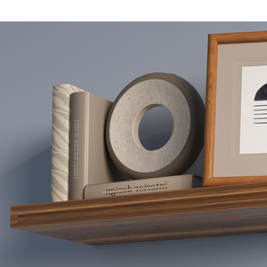 <b>Walnut</b> Floating <b>Shelf</b> Wall Mount Wooden Display Rack For Living Room Home Decor - Product Image 4