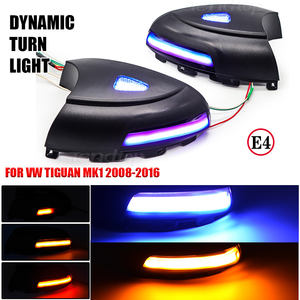 Intermitente de espejo LED dinámico, indicadores de señal de giro para VW Tiguan MK1 Sharan 7N Skoda <span class=keywords><strong>Yeti</strong></span> 5L Seat Alhambra 710 711, lámpara - Product Image 5