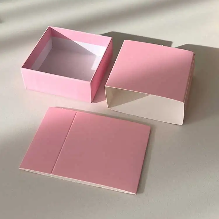 Caja de Cajón Deslizante de Seguridad Personalizada en Color Rosa, Embalaje de Lujo, Venta Al por Mayor