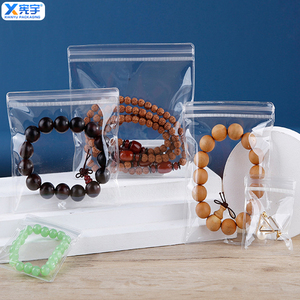 Bolsa de Plástico Transparente de PVC Antioxidante para Joyería, Bolsa de Almacenamiento Autosellable Impermeable con Logotipo para Anillos, Pulseras y Piedras Preciosas - Product Image 6