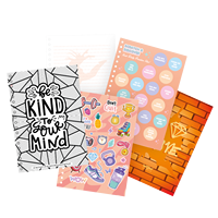 Carnet A5 à spirale en PU certifié bio, parfum vanille, édition cadeau Megan Dancer, WOW Generation