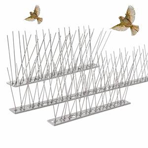 Piques anti-oiseaux 100 % acier inoxydable 304, rouleau de 33 pieds, antirouille, dissuasif pour pigeons, pour toits de bâtiments commerciaux et entrepôts - Product Image 2