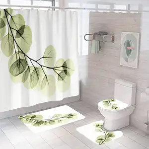 Innovative products exquisite durable waterproof bathroom curtain shower