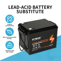 Batterie au plomb-acide vers lithium-ion 12V 24V 12.8V 25.6V 100Ah 150Ah 200Ah 300Ah, remplacement de batterie au plomb-acide vers lithium-ion 2000w, mise à niveau plomb-acide vers lithium