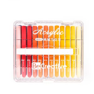 उच्च गुणवत्ता वाले 60 रंग स्कूल कला अच्छा कवरेज डिय पेंट मार्कर पेन सेट गैर-विषाक्त एक्रिलिक ब्रश मार्कर पेन - Product Image 1