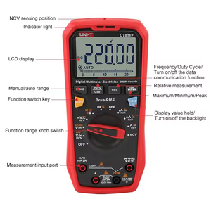 Multimètre numérique professionnel UNI-T UT61B+ portable avec support OEM personnalisé - Product Image 4