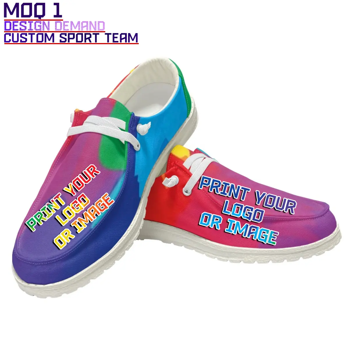 Free Design 3D Print custom Soccer Loafers Hey Dude Shoes Style Men Best Used Shoes Hot Selling Used Shoes For Men Sports Wholes