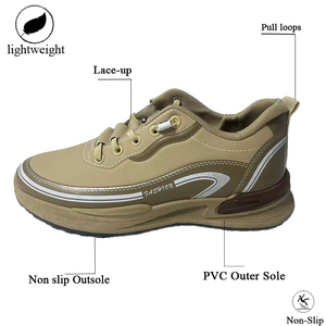 Nuove scarpe da uomo in pelle traspirante leggero e sottile comode per le giornate pigre scarpe Casual sportive alla moda - Product Image 2