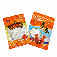 Bon emballage de fruits de mer séchés avec logo imprimé personnalisé sac de thermoscellage de produit agricole de calmar sec sur 3 côtés