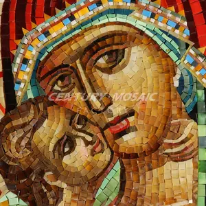 Centurymosaic Custom Hand Cut Picture Patterns Culture Glass Art Mosaic Tile Wall Decoration