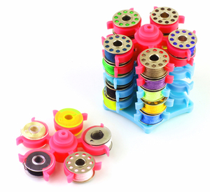 Alta Qualidade Stack'N Costura Bobina Torre <span class=keywords><strong>Storage</strong></span> Clips Suporte para 30 Bobinas Thread Spool Holder Organizer Wire Core <span class=keywords><strong>Storage</strong></span> <span class=keywords><strong>Box</strong></span> - Product Image 3