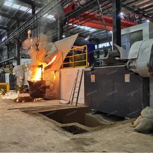 250kg 300kg 500kg 750kg 1T 2T 3ton casting smelting steel / aluminium metal iron electric melting induction Industrial Furnace