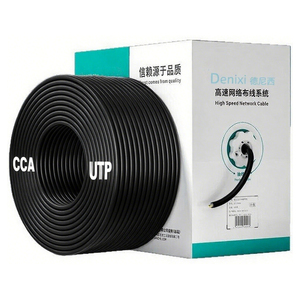 Nhà máy tùy chỉnh 305m <span class=keywords><strong>UTP</strong></span> Cat6 Ethernet Cáp mạng <span class=keywords><strong>PVC</strong></span> áo khoác và đồng mạ nhôm lõi cáp mạng cho sử dụng trong nhà - Product Image 1