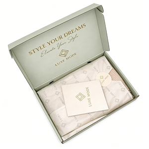 Boîtes d'expédition pour sous-vêtements et vêtements, emballages e-commerce, boîtes en carton ondulé E-flute, boîtes d'expédition découpées sur mesure, OEM personnalisé - Product Image 2