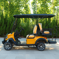 Ensemble de roues et de pneus personnalisés pour voiturette de golf - 14 pouces chromé ou noir usiné