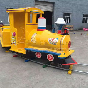 Offre Spéciale Grand jaune jaune ancienne école piste train scénique équipement jaune ancienne école piste Train à vendre - Product Image 3