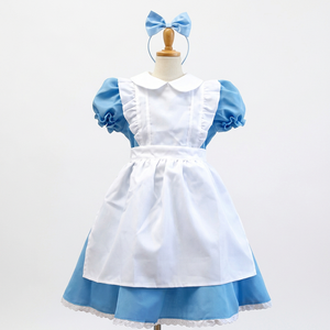Haowu <b>Cinderella</b> Cosplay Costume <b>For</b> <b>Kids</b> Girls Wonderland Halloween Christmas Party <b>Dress</b> - Product Image 1