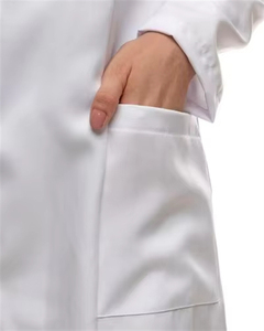Blouse de laboratoire classique à manches longues pour femmes - Uniforme médical professionnel pour médecins, infirmières et scientifiques - Product Image 4