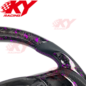 Volant de voiture sport en fibre de carbone forgé sur mesure pour BMW E90 E87 E92 E63 E60 E30 E70 X5 - Product Image 2