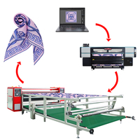 Presse à rouleaux rotative multifonctionnelle Kingjet à prix abordable pour l'impression par sublimation sur t-shirts