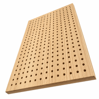Panneaux acoustiques perforés polyvalents anti-déformation 12 mm 15 mm multicolores pour l'intérieur des salles scolaires