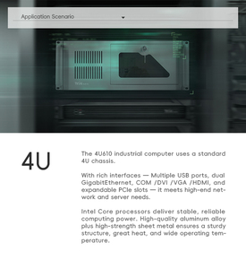 Trung Quốc Quảng Đông nhà máy bán hàng trực tiếp 4u610 i3/i5/i7 công nghiệp Mini PC nhúng máy tính công nghiệp máy chủ không quạt IPC - Product Image 2