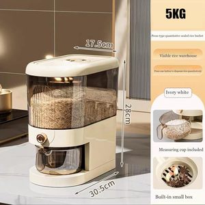 Wholesale Food-Grade PP Plastic Rice Jar Storage <b>Box</b> Moisture-Proof Sealed Eco-Friendly Detachable Design Kitchen Accessory for - Product Image 2