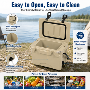 Nevera Portátil Rígida Aislada de 12QT para Fiestas y Eventos, con Logotipo Personalizado, Venta al por Mayor, OEM ODM - Product Image 2