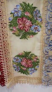 <span class=keywords><strong>Tovaglia</strong></span> Quadrata 36x36" in Poliestere/Cotone Non Tessuto, Ricamata, <span class=keywords><strong>Beige</strong></span>, Usa e Getta - Product Image 5