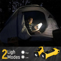 Lampe de travail LED rechargeable par USB à suspendre au cou, portable, en ABS, lumière blanche froide, 150-200 lumens, pour extérieur