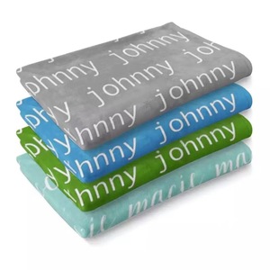 Chăn Flannel Tên Cá Nhân Có Kích Cỡ Tùy Chỉnh Moq Thấp Chăn Ném Cũi Cho Xe Đẩy Em Bé - Product Image 6