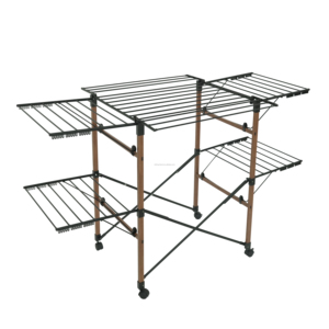 Séchoir à <span class=keywords><strong>linge</strong></span> pliable à 2 niveaux, gain de place, pliable, pop-up - Product Image 2